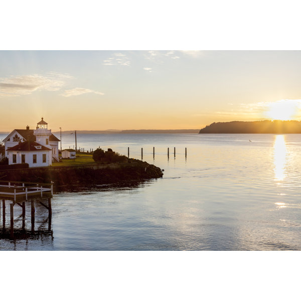 Ebern Designs Puget Sound On Canvas Print Wayfair Canada